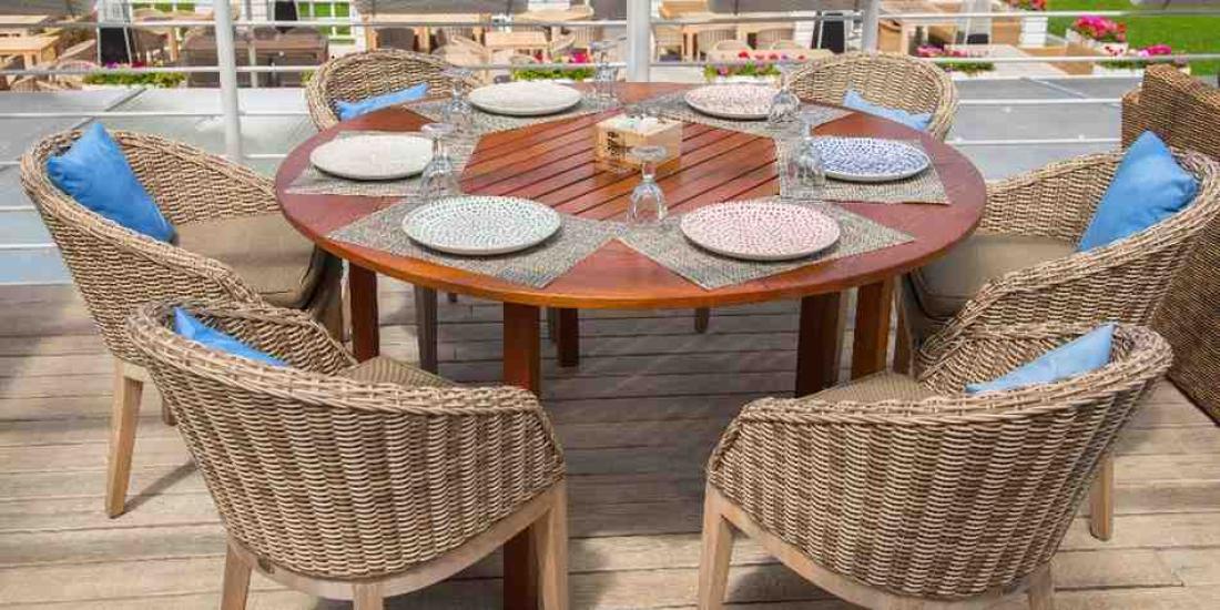 Outdoor Patio Dining Set (6 Seater)